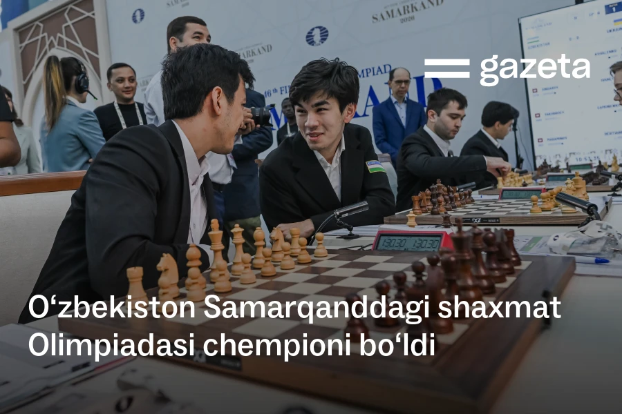 Oʻzbekiston Samarqand shaxmat Olimpiadasida oltin oldi