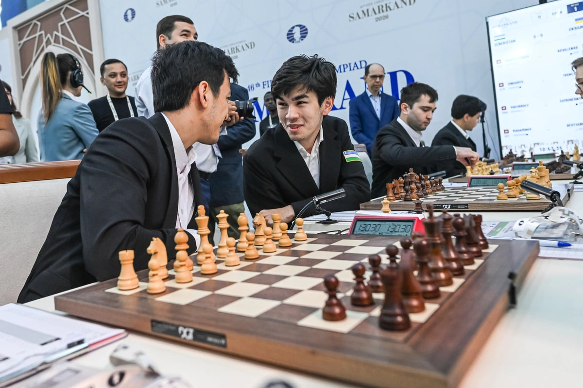 Oʻzbekiston Samarqanddagi shaxmat olimpiadasida chempion boʻldi